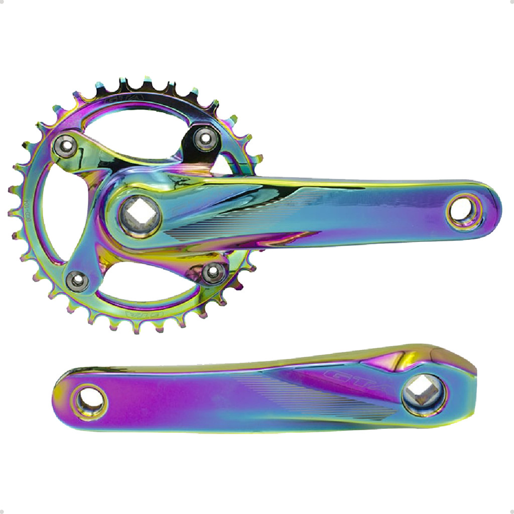 Pedivela Single Gta Coroa Única 34d Mtb 170mm Camaleão