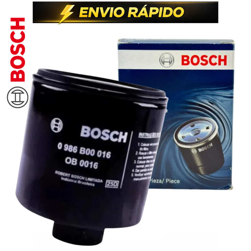 Filtro De Óleo GOL G4 G5 FOX POLO GOLF BOSCH OB0016