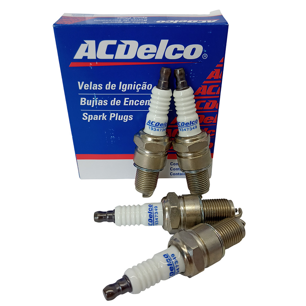 Jogo 4 Velas Ignição ACDelco Chevrolet Corsa 2002 a 2014 Jogo 4 Velas Ignição ACDelco Chevrolet Corsa 2002 a 2014