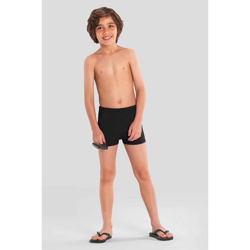 Sunga boxer infantil menino em malha UV Brandili Sunga boxer infantil menino em malha UV Brandili