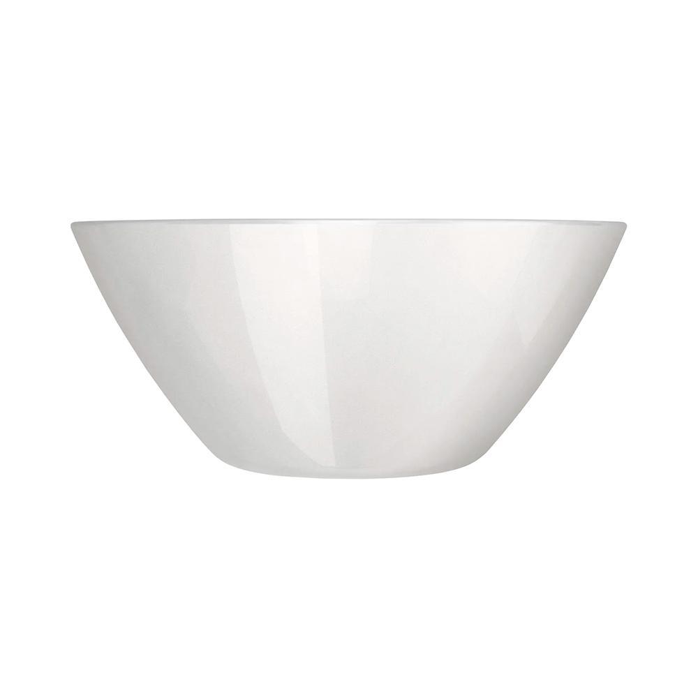 Tigela de Vidro Duralex Opaline 2,3L, Branca – 4045 Tigela de Vidro Duralex Opaline 2,3L, Branca – 4045