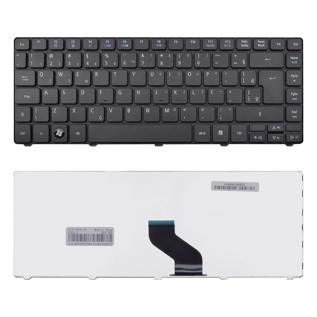Teclado para Notebook Acer Aspire 4736Z ABNT2 – F3 Bluetooth Teclado para Notebook Acer Aspire 4736Z ABNT2 – F3 Bluetooth