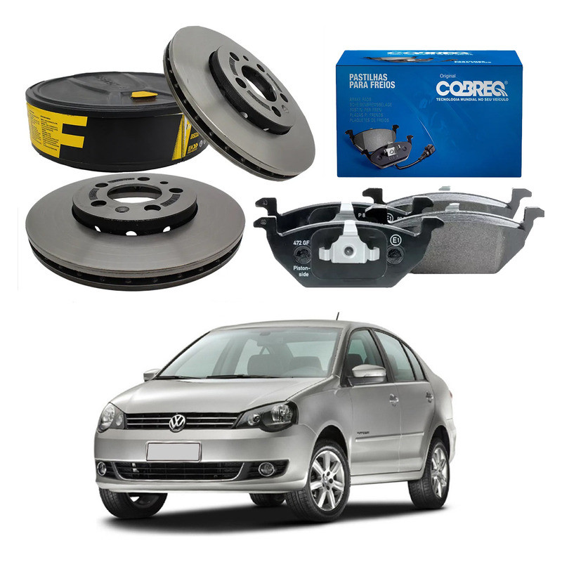 Kit Disco Pastilha Dianteiro Polo Sedan 1.6 2012 A 2014 Kit Disco Pastilha Dianteiro Polo Sedan 1.6 2012 A 2014