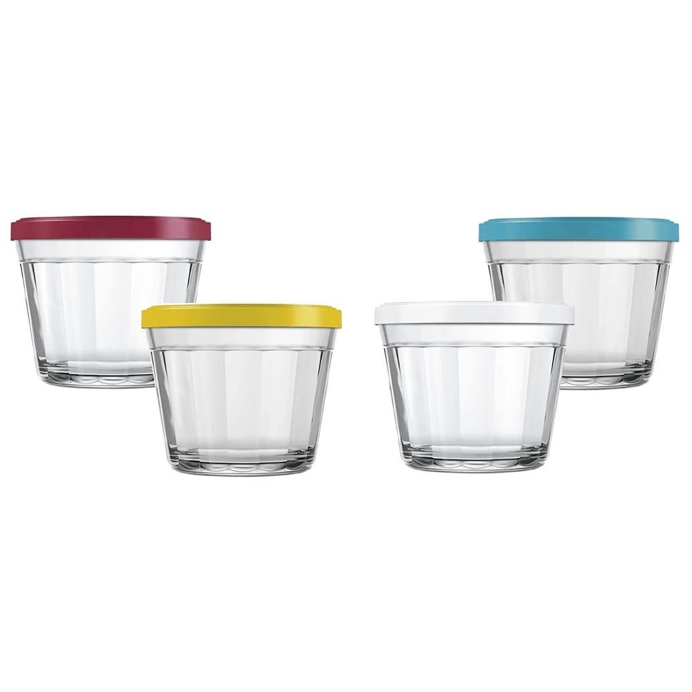 Tigela de Vidro Nadir Americano 150ml, 1 peça, com Tampa, Sortido – 4210 Tigela de Vidro Nadir Americano 150ml, 1 peça, com Tampa, Sortido – 4210