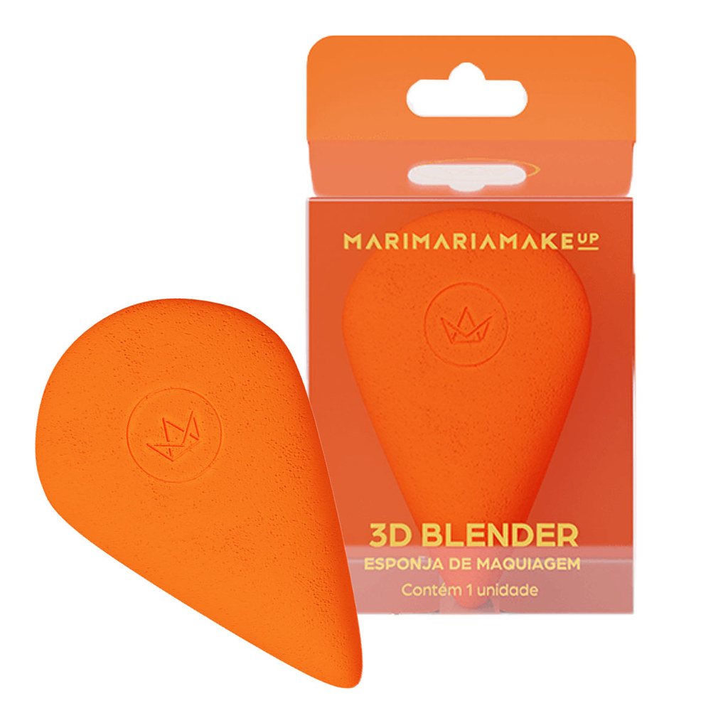 Esponja de Maquiagem Mari Maria Makeup Ginger Blender 3D Esponja de Maquiagem Mari Maria Makeup Ginger Blender 3D