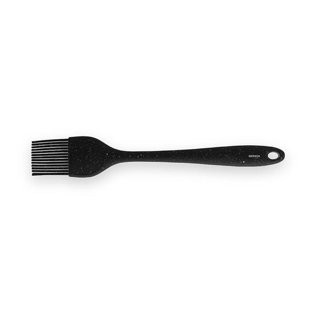 Pincel de Silicone Brinox 28cm Flex Preto Pincel de Silicone Brinox 28cm Flex Preto