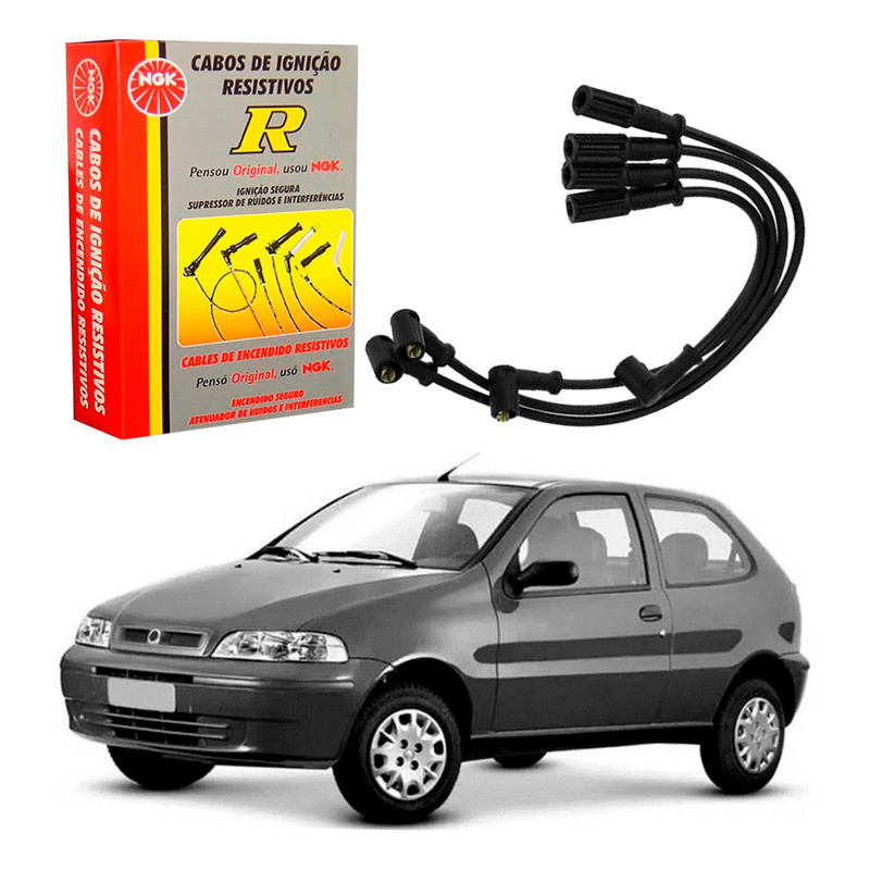 Cabo De Vela Ngk Fiat Palio 1.0 8v 2001 A 2003 Cabo De Vela Ngk Fiat Palio 1.0 8v 2001 A 2003