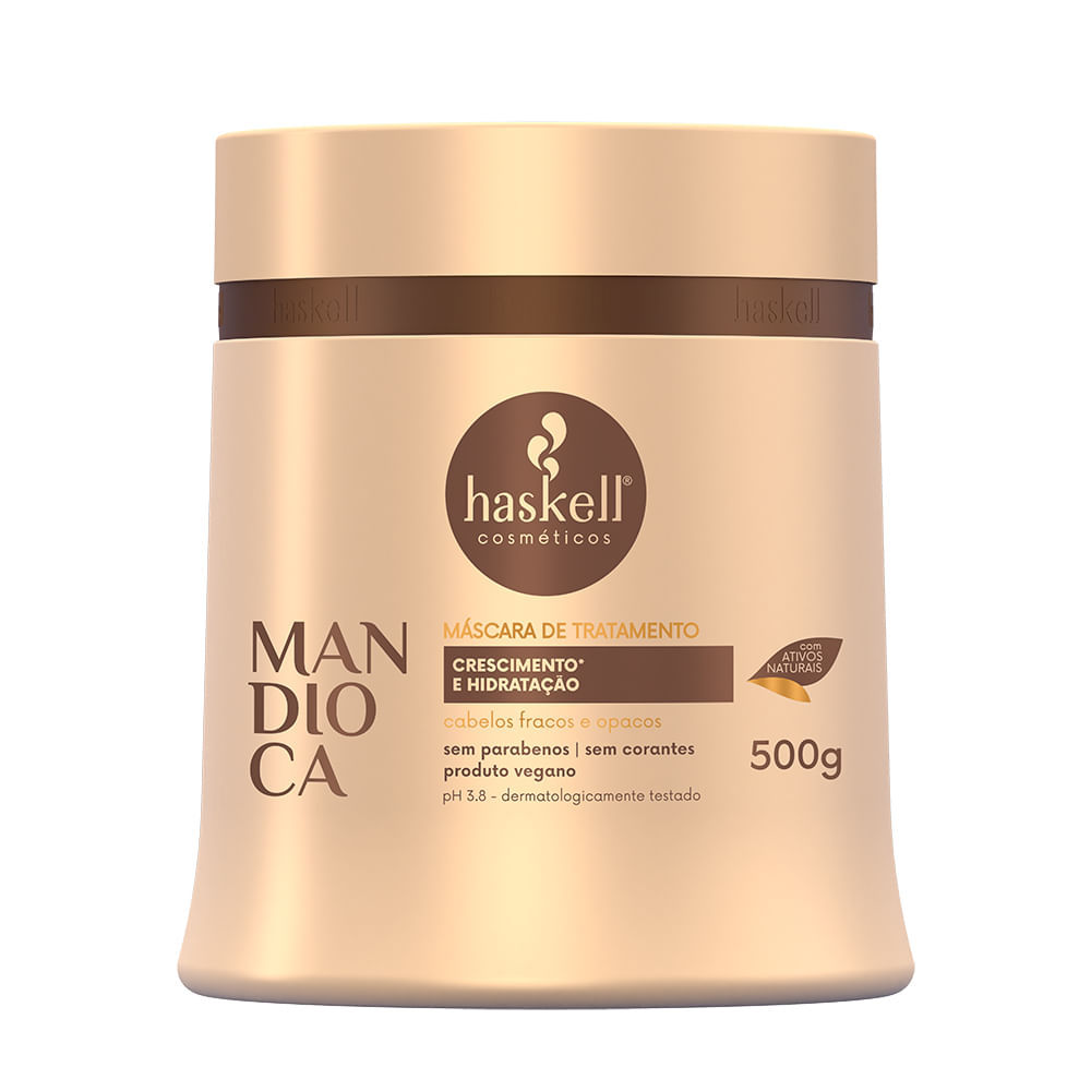 Máscara de Hidratação Haskell Mandioca com 500g Máscara de Hidratação Haskell Mandioca com 500g