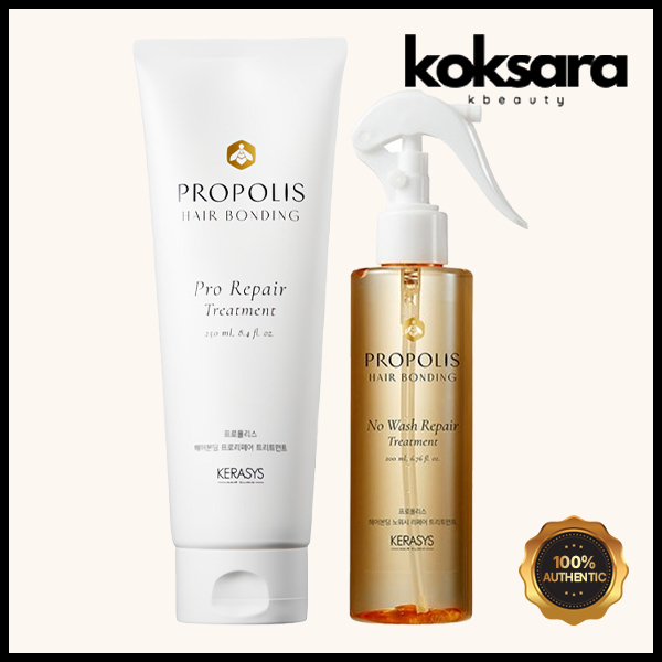 Kerasys Propolis Hair Bonding Pro Repair Treatment 250ml (Tube), No Wash Repair Treatment 200ml (Spray) Kerasys Propolis Hair Bonding Pro Repair Treatment 250ml (Tube), No Wash Repair Treatment 200ml (Spray)