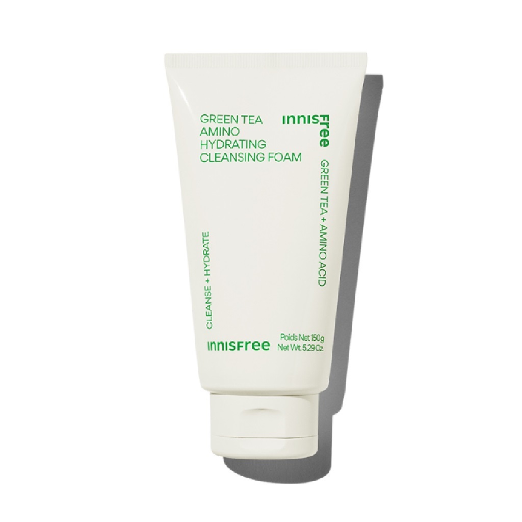 inisfree green tea amino moisture cleansing foam 150ml inisfree green tea amino moisture cleansing foam 150ml