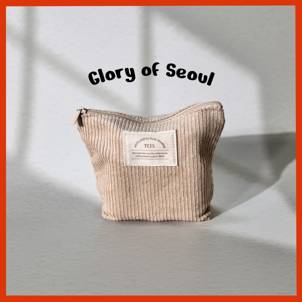 TOO COOL FOR SCHOOL Corduroy Pouch TOO COOL FOR SCHOOL Corduroy Pouch