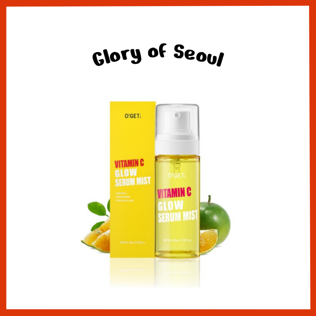 O ! GETi Vitamina C Glow Soro Névoa, 80ml O ! GETi Vitamina C Glow Soro Névoa, 80ml
