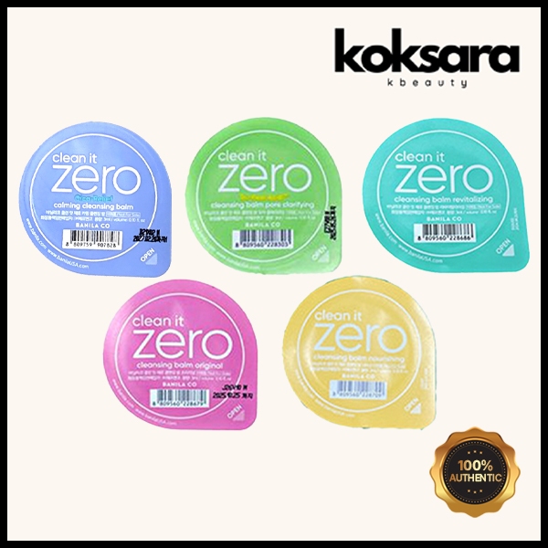 Banila Co Clean It Zero Cleansing Balm 3ml Original, Pore Clarifying, Revitalizing, Nourishing, Calming Mini Banila Co Clean It Zero Cleansing Balm 3ml Original, Pore Clarifying, Revitalizing, Nourishing, Calming Mini