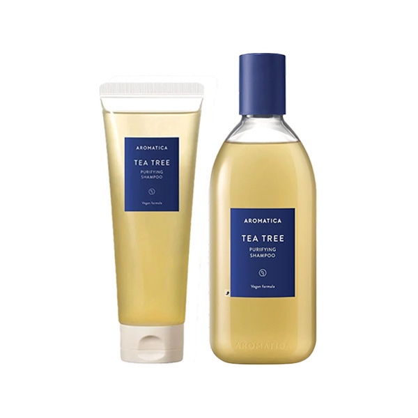aromatica tea tree purifying shampoo 180ml, 400ml aromatica tea tree purifying shampoo 180ml, 400ml
