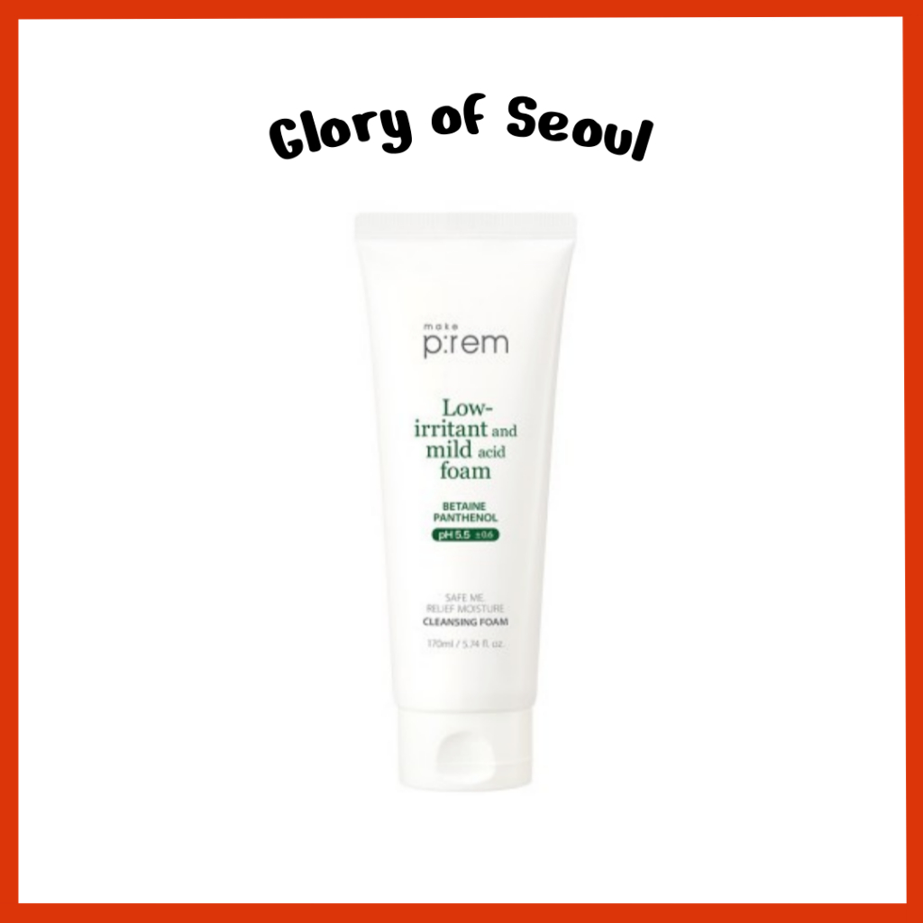 MAKE PREM Safe Me Relief Espuma De Limpeza Hidratante 50ml , 170ml/2 Tipos
