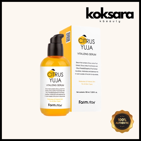 Farmstay Citrus Yuja Vitalizing Serum 100ml Farmstay Citrus Yuja Vitalizing Serum 100ml