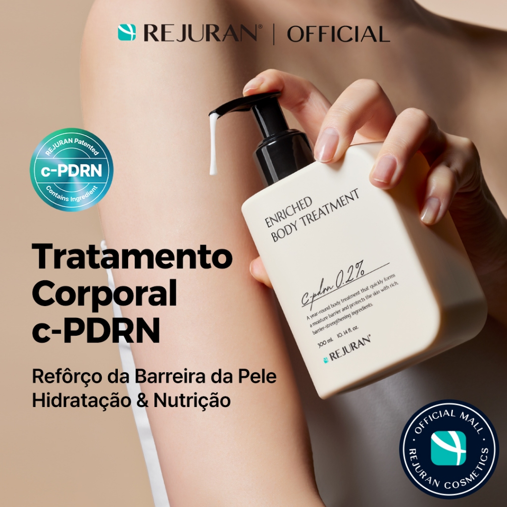 [REJURAN] Enriched Body Treatment 300mL | Body Care, Hidratação, Cuidado da Barreira e Nourishing