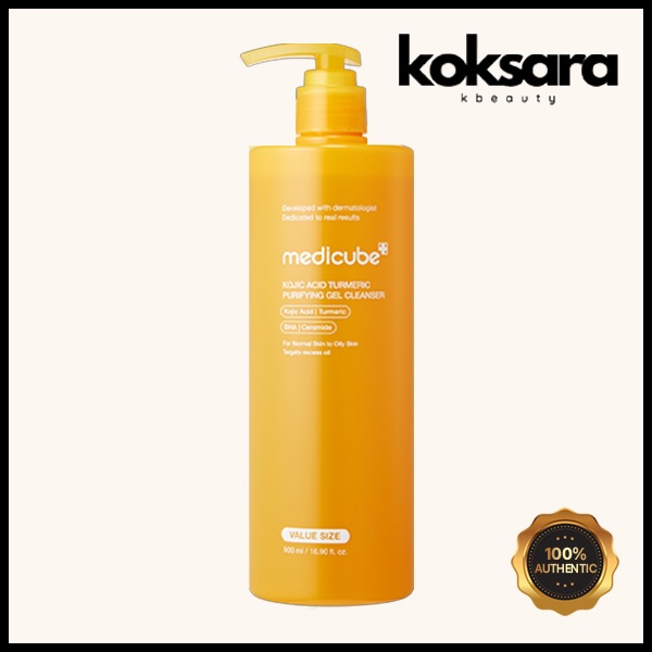 Medicube Kojic Acid Turmeric Gel-to-Foam Cleanser 500ml Medicube Kojic Acid Turmeric Gel-to-Foam Cleanser 500ml