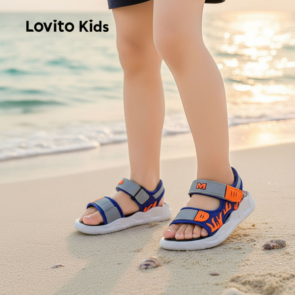 Lovito Crianças Sandálias Casuais Sandálias Coloridas Sandálias para meninos LFA88X409 Lovito Crianças Sandálias Casuais Sandálias Coloridas Sandálias para meninos LFA88X409