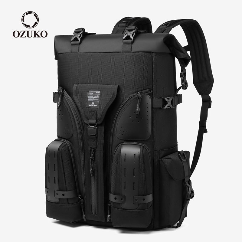 OZUKO Mochila Esportiva De Grande Capacidade À Prova D’água Para Homens De Rua OZUKO Mochila Esportiva De Grande Capacidade À Prova D’água Para Homens De Rua
