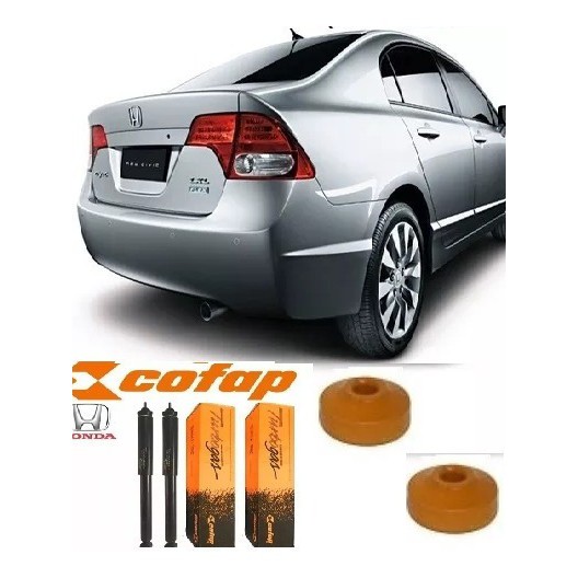 Par Amortecedor Traseiro Cofap Batente Honda New Civic 06/11 - Oferta na Shopee