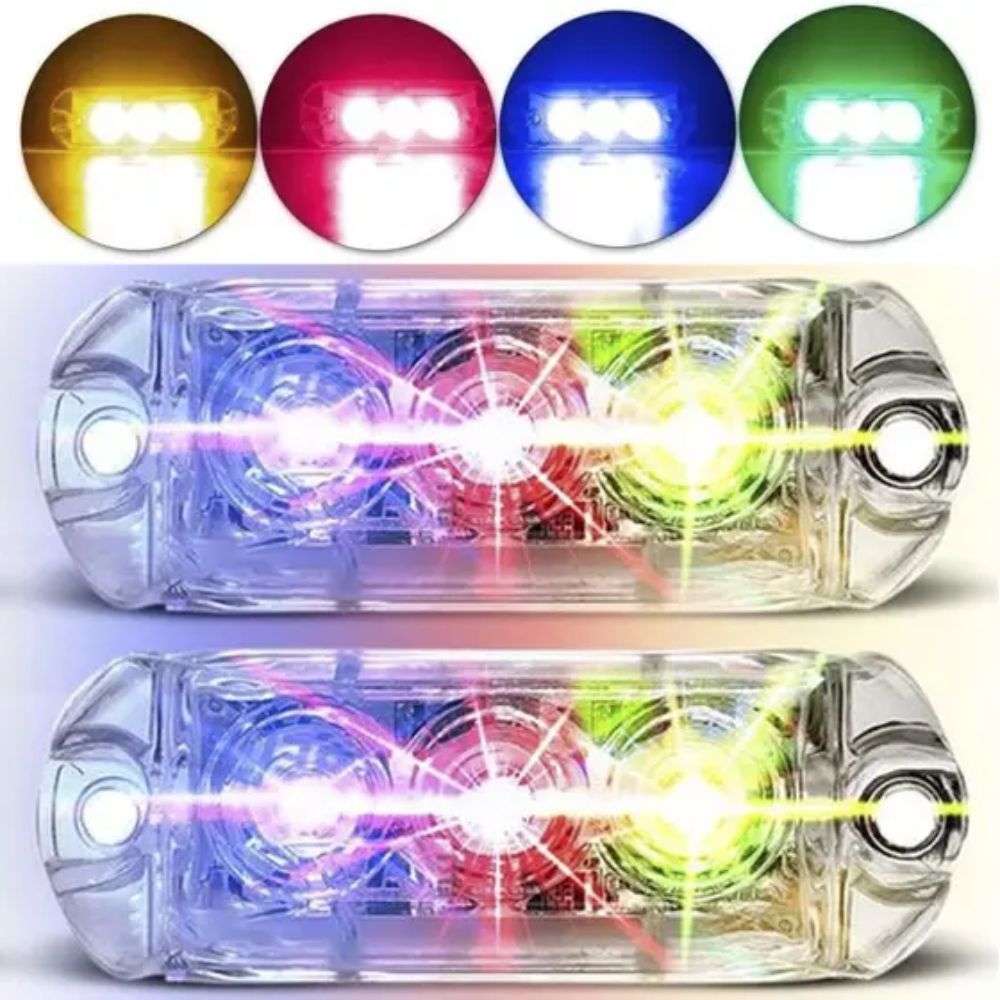 Par De Farol Rgb Enderecavel 6w Ajk ( 2901 ) Par De Farol Rgb Enderecavel 6w Ajk ( 2901 ) - Oferta na Shopee