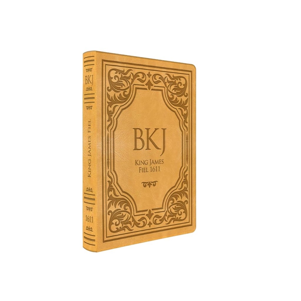 Bíblia King James Fiel 1611 | Extra Gigante | Capa Luxo Castanho Bíblia King James Fiel 1611 | Extra Gigante | Capa Luxo Castanho - Oferta na Shopee