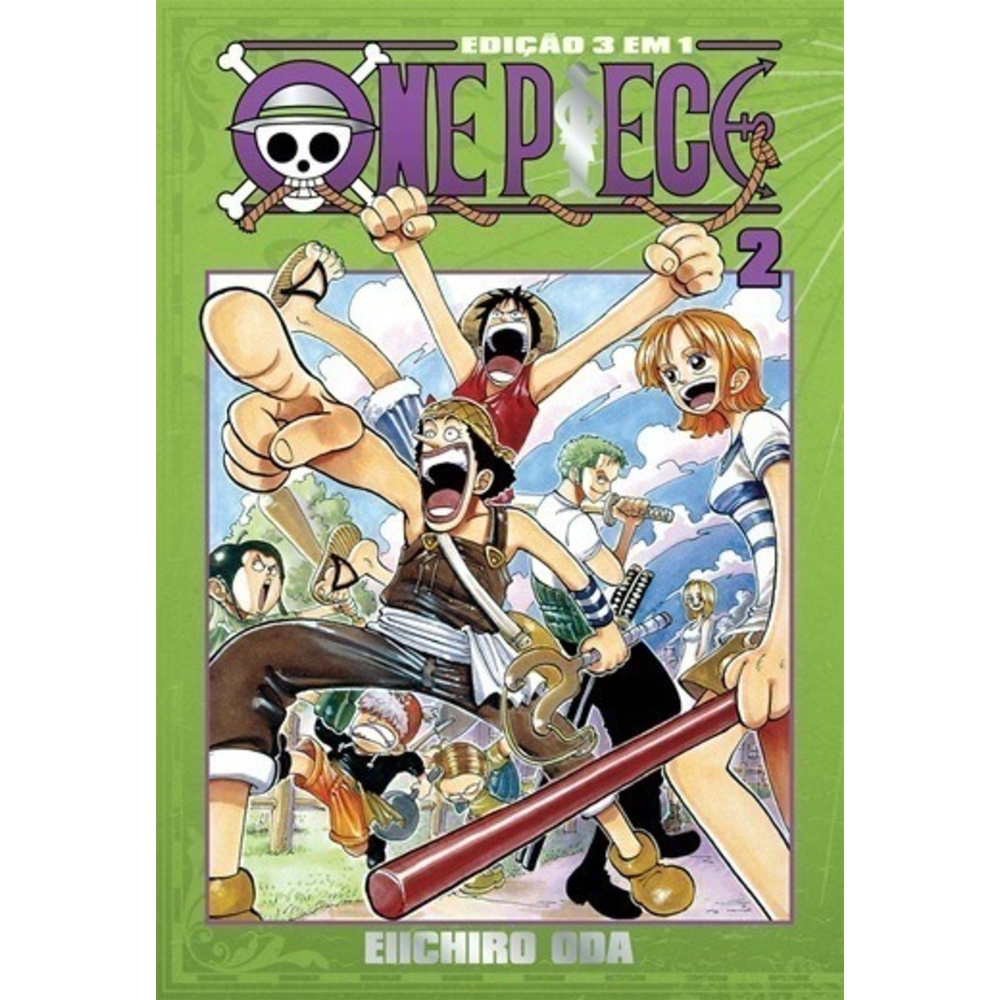 One Piece 3 em 1 - Vol. 02 One Piece 3 em 1 - Vol. 02 - Oferta na Shopee