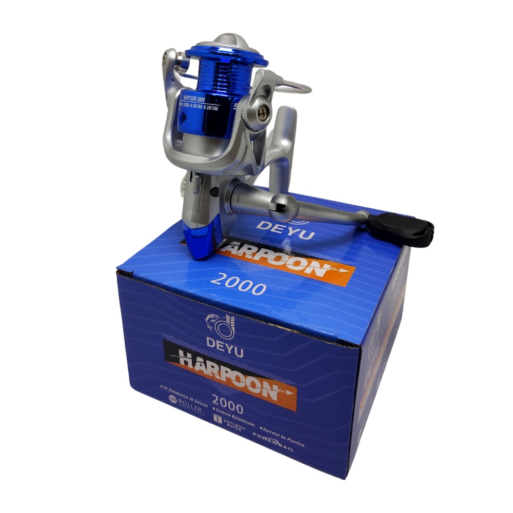 Molinete De Pesca 3 Rolamentos Harpoon 2000 Deyu Pesqueiro Molinete De Pesca 3 Rolamentos Harpoon 2000 Deyu Pesqueiro - Oferta na Shopee