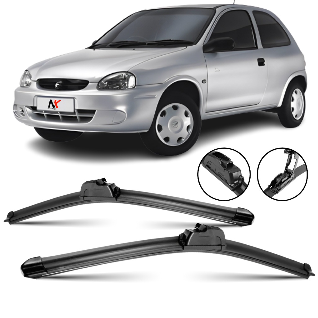 Par Palheta Limpador Parabrisa 18" Corsa Classic 94 95 96 97 á 2002 - Oferta na Shopee