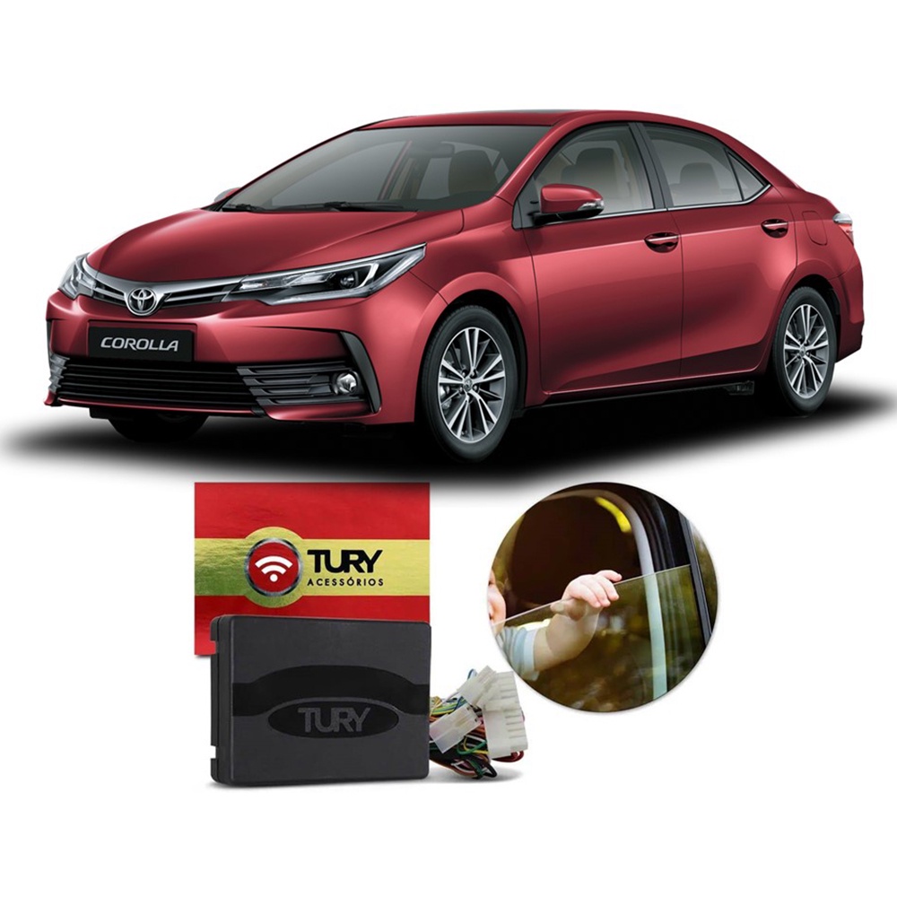 Modulo de Vidro com Anti-esmagamento Tury PRO4.37M - Toyota Corolla GLI 15/..Rav-4 01/... Camry 07/12 Corolla XLI 09/14 Modulo de Vidro com Anti-esmagamento Tury PRO4.37M - Toyota Corolla GLI 15/..Rav-4 01/... Camry 07/12 Corolla XLI 09/14 - Oferta na Shopee