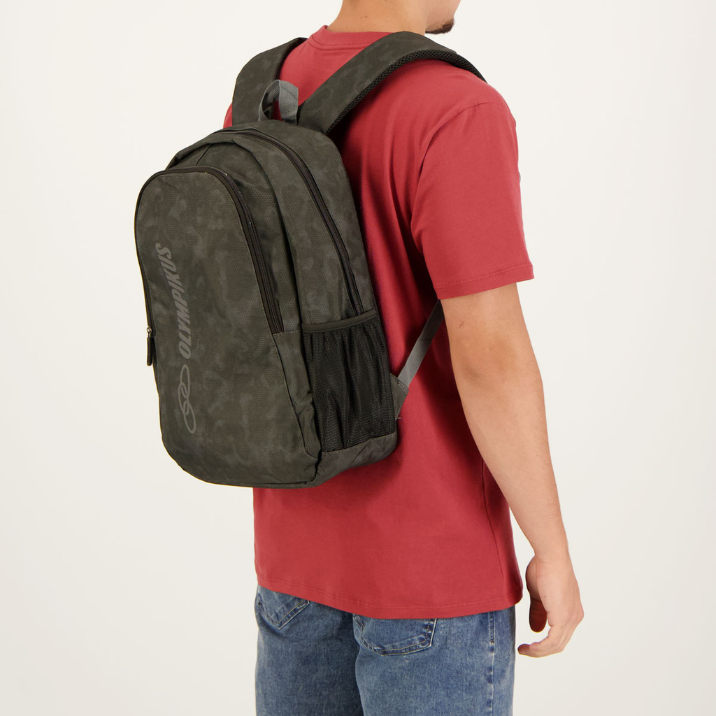 Mochila Olympikus Essential Estampa Cinza e Preta Mochila Olympikus Essential Estampa Cinza e Preta - Oferta na Shopee