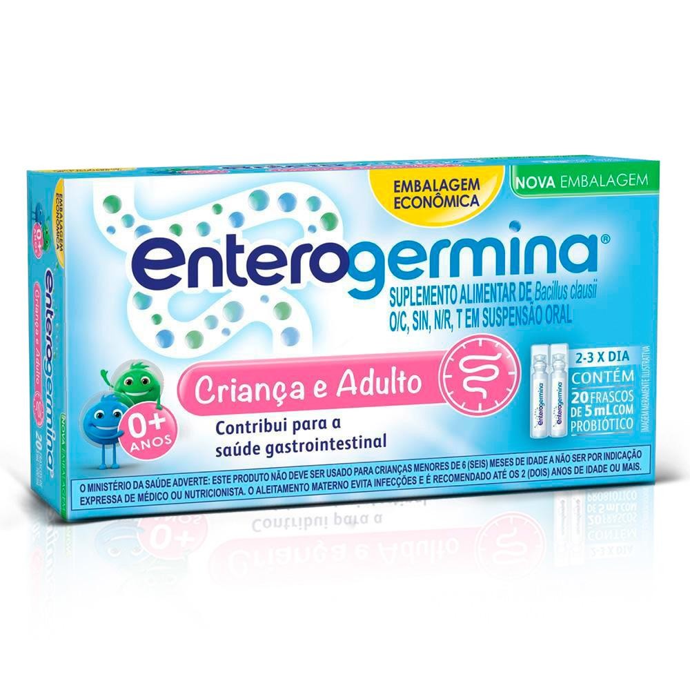 Enterogermina 5Ml Com 20 Flaconetes Enterogermina 5Ml Com 20 Flaconetes - Oferta na Shopee