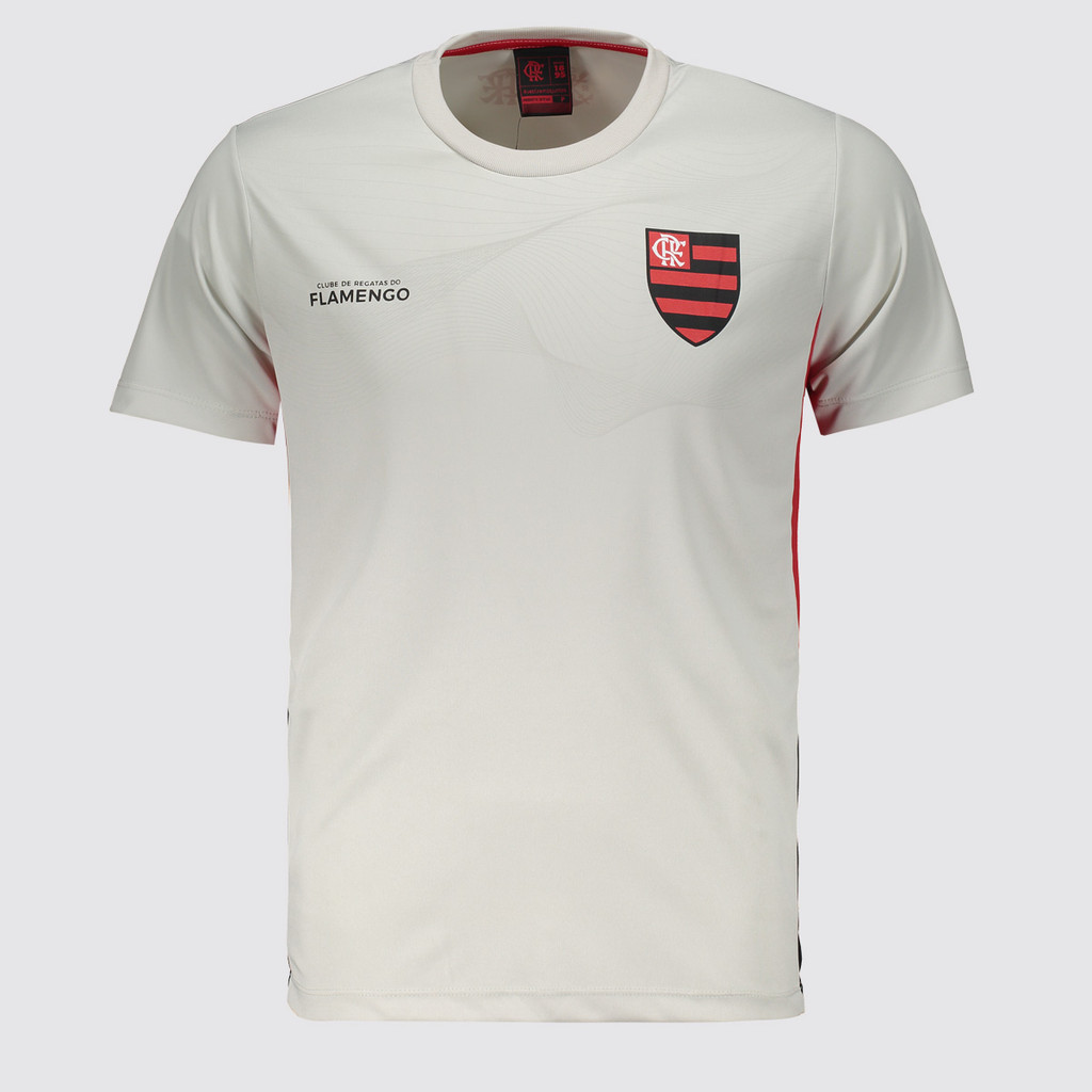 Camisa Flamengo Eco Off White Camisa Flamengo Eco Off White - Oferta na Shopee