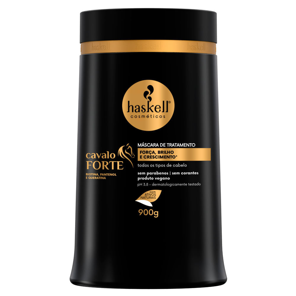 Máscara de Tratamento Haskell Cavalo Forte com 900g Máscara de Tratamento Haskell Cavalo Forte com 900g - Oferta na Shopee