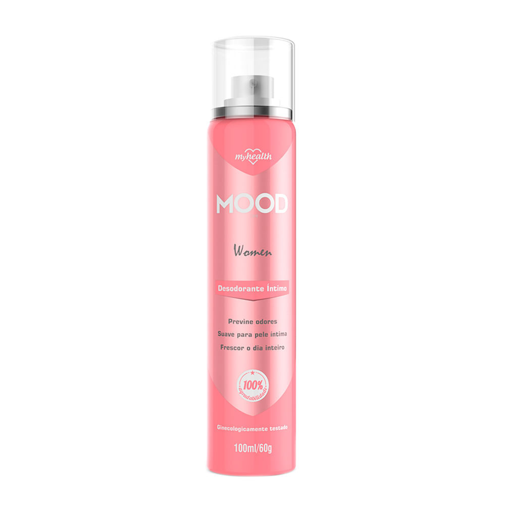 Desodorante Íntimo Mood Women Aerossol 100ml Desodorante Íntimo Mood Women Aerossol 100ml - Oferta na Shopee