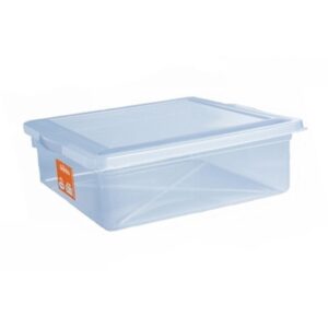 Caixa Plástica Com Tampa Organizadora Multi Uso 8 Litros 0325 - Oferta na Shopee