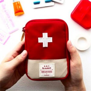 Kit Médica De Primeiros Socorros Portátil Viagem Acampamento Ao Ar Livre Útil Mini Medicina Saco De Armazenamento - Oferta na Shopee
