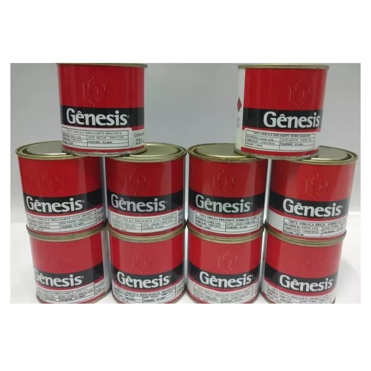 Tinta Vinílica Brilhante Gênesis 220ml Serigráfica Tinta Vinílica Brilhante Gênesis 220ml Serigráfica