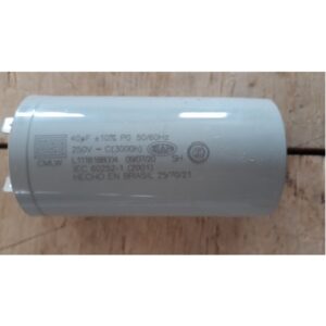Capacitor de partida 40uF Lavadora Electrolux 110v Ltd15 Ltd16 Lte09 Lte12 - Oferta na Shopee