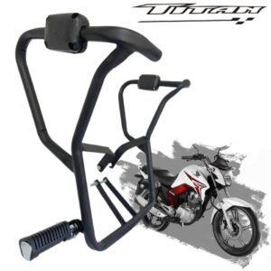 Proteção de motor e carenagem para titan e fan todas - Oferta na Shopee