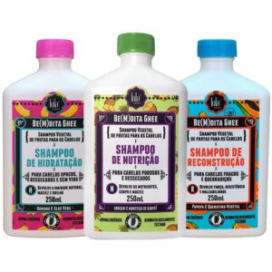 Shampoo Lola Cosmetics Bemdita Ghee 3 Itens - Oferta na Shopee