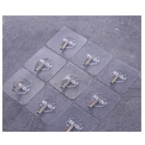 Kit 10/20/30Ganchos Adesivos Parede Multi Funcional Autocolante Casa Cozinha Quarto Banheiro Organizado - Oferta na Shopee