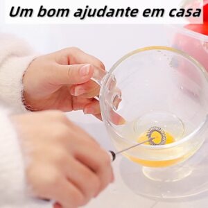 Mini Misturador Batedor Mixer Elétrico Para Claras De Ovos Leite Café Cores Sortidas Utensílios De Cozinha - Oferta na Shopee
