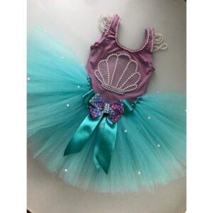Fantasia de Sereia fundo do mar infantil tutu - Oferta na Shopee
