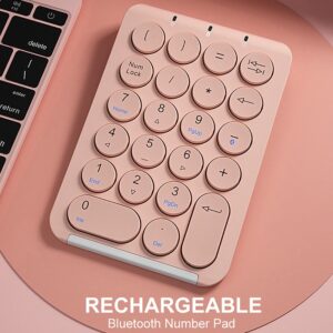 Jomaa Portable Number Pad 22 Teclas Teclado Numérico Bluetooth Sem Fio Recarregável Para i0s Windows M.c - Oferta na Shopee