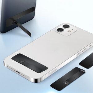 Suporte De Celular Portátil Dobrável Autoadesivo/Universal Ultrafino Ajustável/Tamanho Mini Universal De Alumínio - Oferta na Shopee