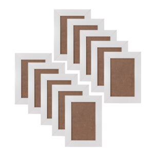 Kit Porta Retrato 10x15 Branco kit 10 peças Moldura E Vidro - Oferta na Shopee