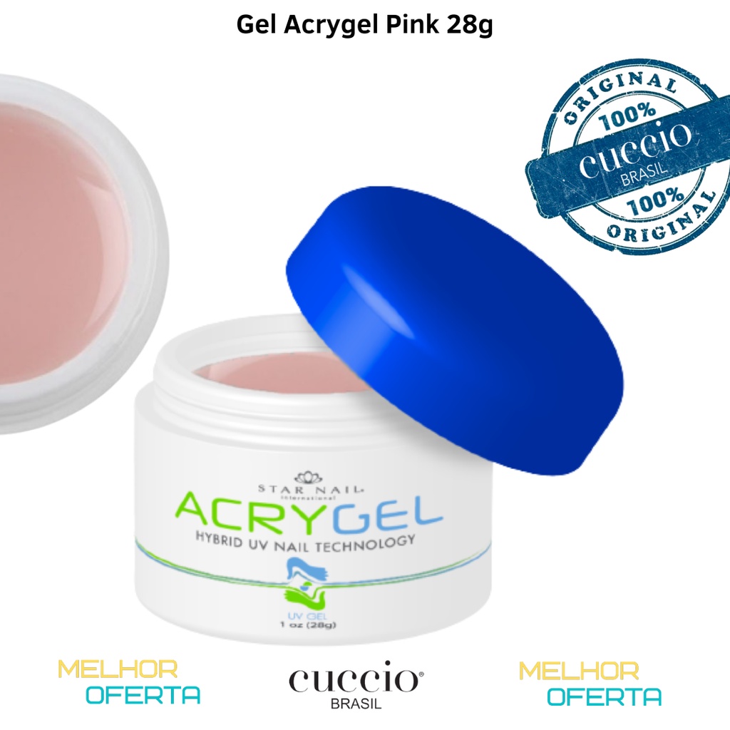 Gel Acrygel Pink 28g Cuccio / Star Nail Gel Acrygel Pink 28g Cuccio / Star Nail - Oferta na Shopee