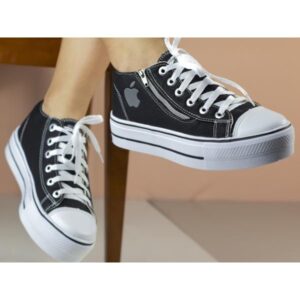 Tenis Feminino Plataforma All Star Apple Promoção Varias Cores Liquidação Frete Gratis - Oferta na Shopee